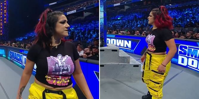 Bayley forced to abandon her partner after being freaked out by WWE star on SmackDown