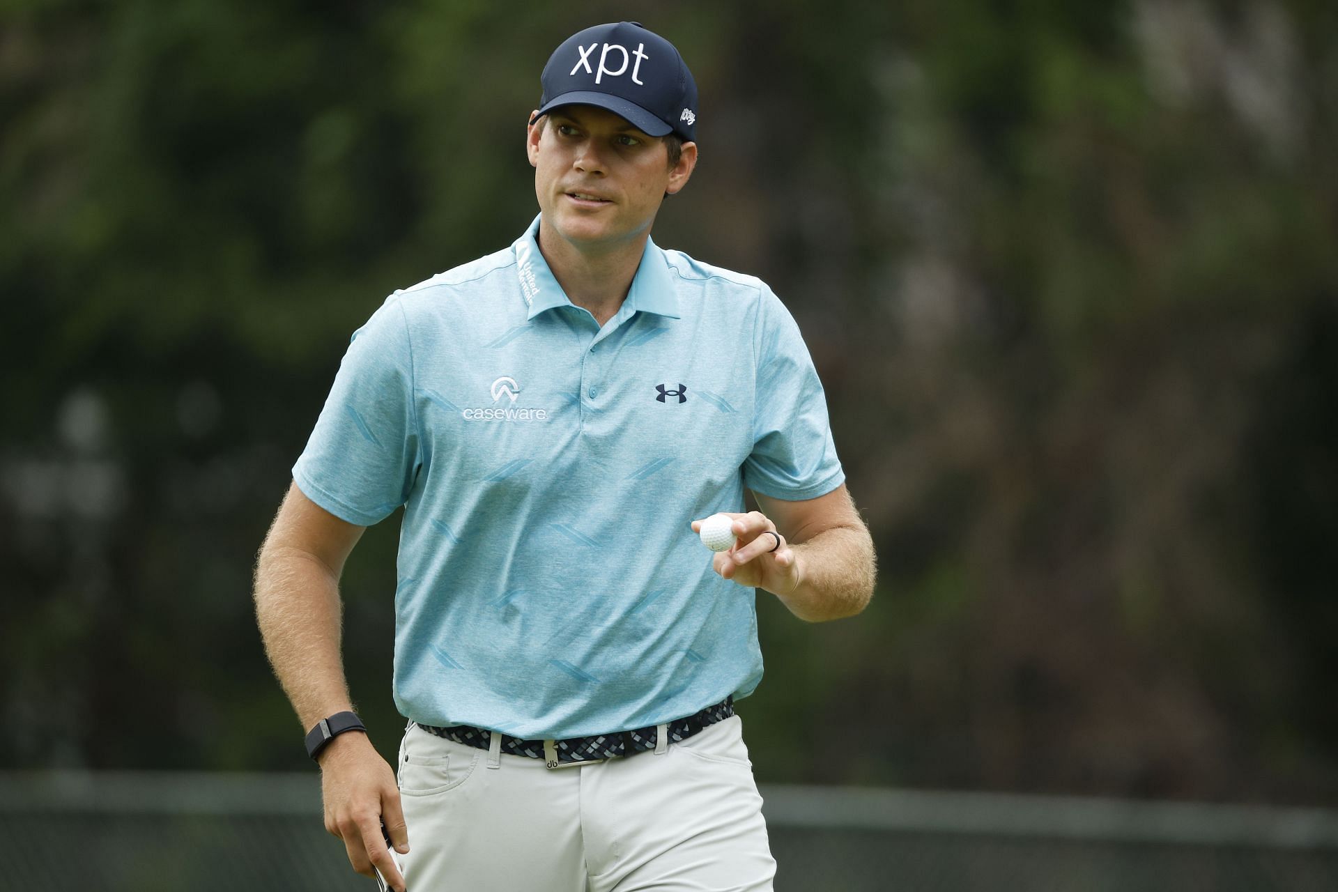 Adam Schenk at the Rocket Mortgage Classic (via Getty Images)