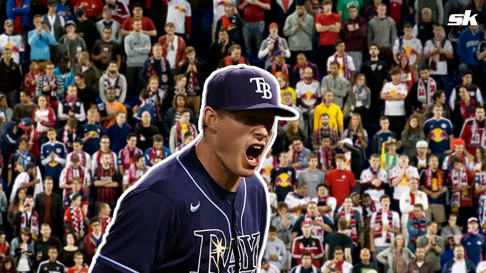 Rays pitcher Pete Fairbanks returns from the IL with a black eye after his  son dunked on him
