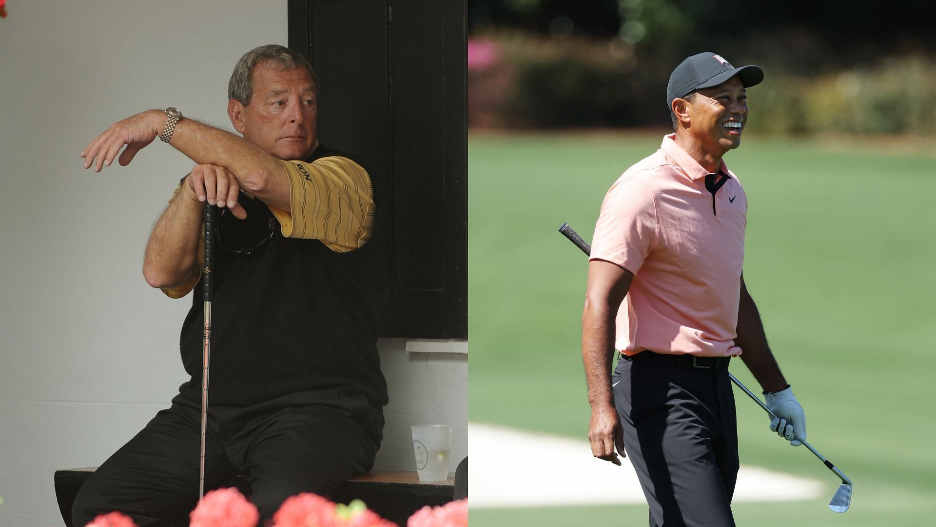 Fuzzy Zoeller, Tiger Woods (Images via Getty)