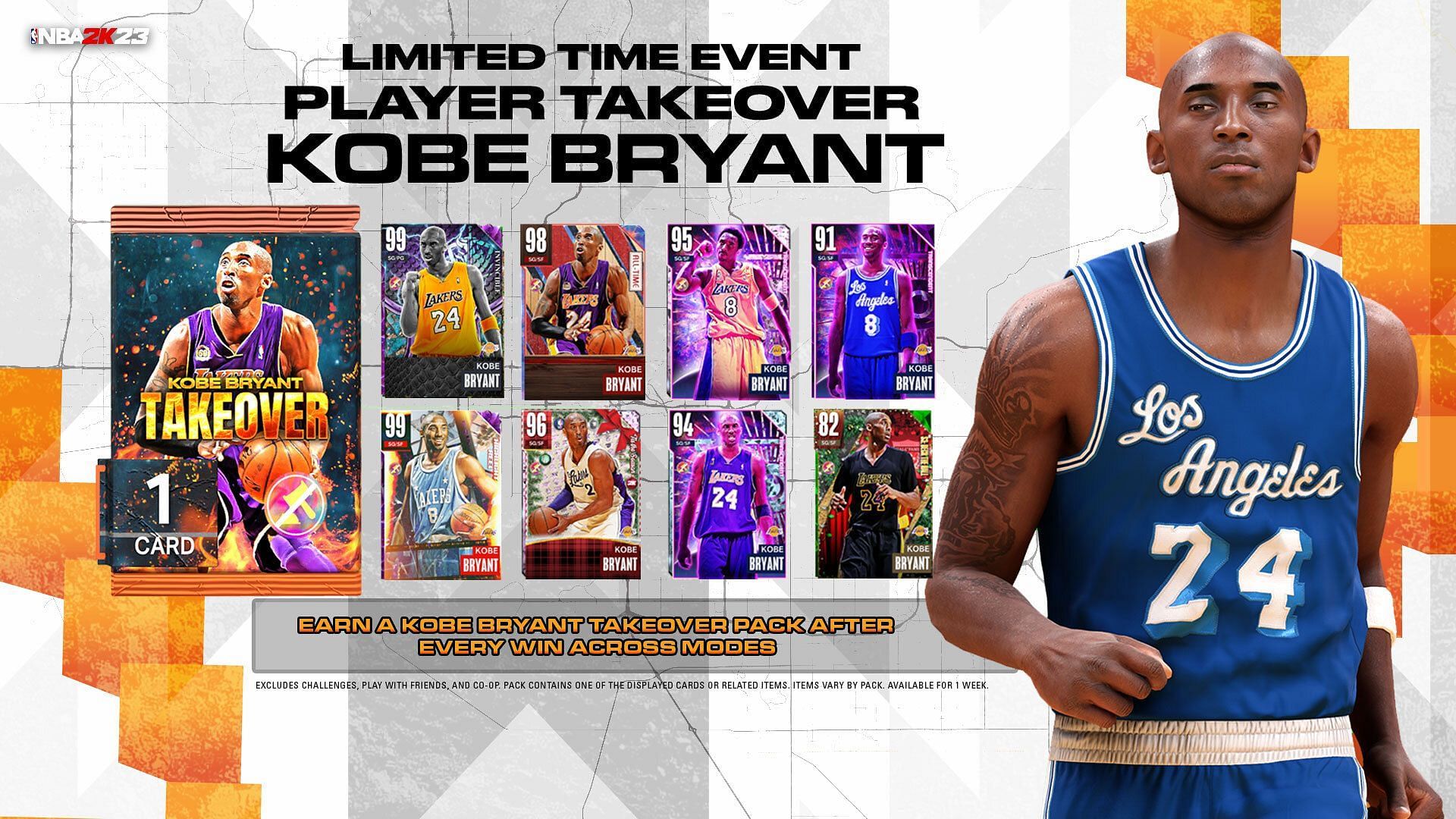 The Kobe Bryant Takeover event is now live in NBA 2K23 (Image via 2K Sports)