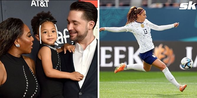 "Serena Williams & I are letting Olympia stay up past bedtime to watch" - Husband Alexis Ohanian on Alex Morgan and USWNT's World Cup match