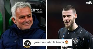 “The gang” – Jose Mourinho delighted as ex-Manchester United duo reunite with De Gea during his wedding