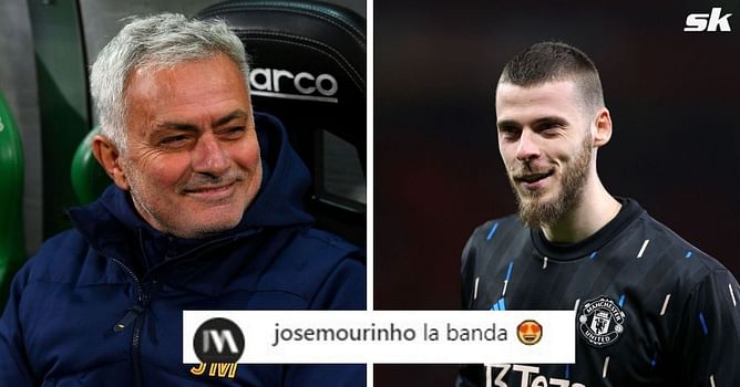 “The gang” – Jose Mourinho delighted as ex-Manchester United duo reunite with De Gea during his wedding