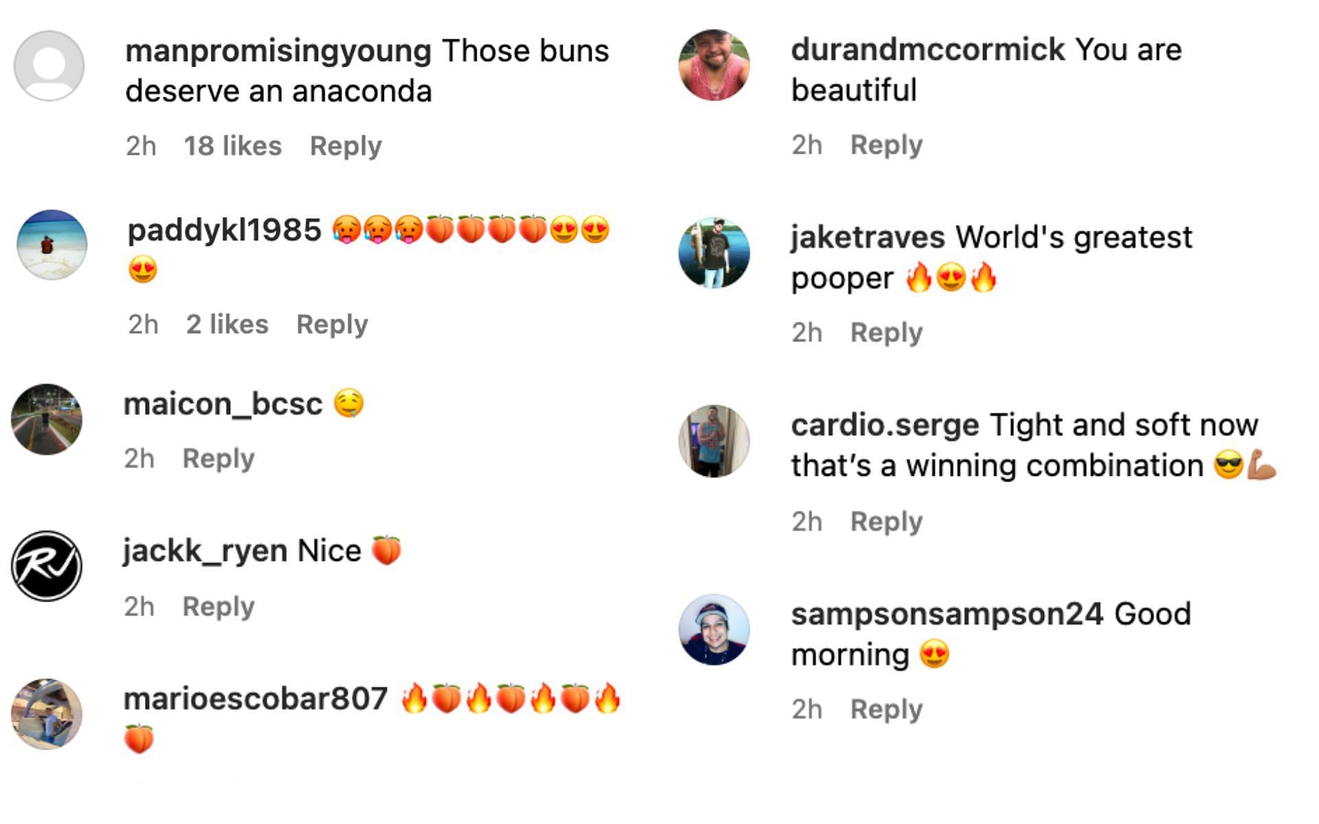 Comments on Paige VanZant&#039;s latest post