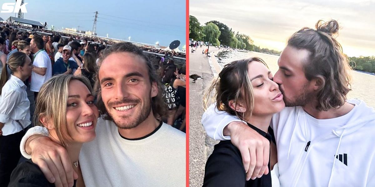 Stefanos Tsitsipas and Paula Badosa