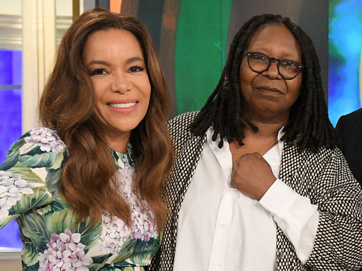 The View co-host Sunny Hostin and host Whoopi Goldberg (Image via ABC inc)