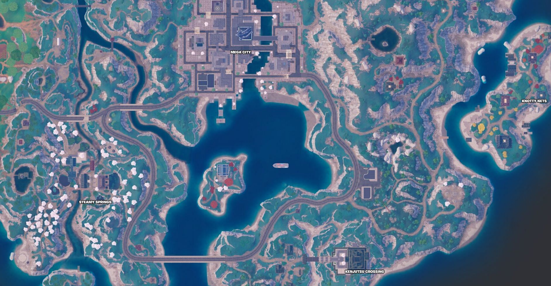 Fortnite new map, landmarks and named locations explained