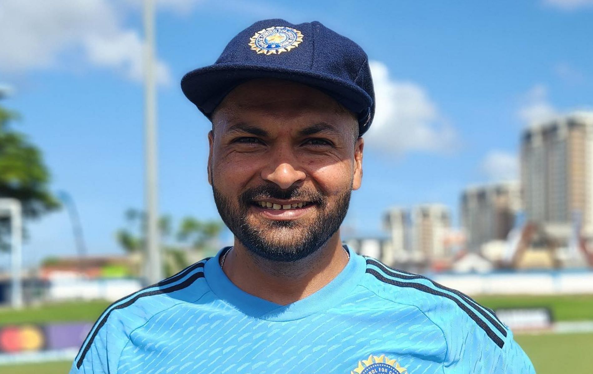 Mukesh Kumar made his Test debut at the Queen