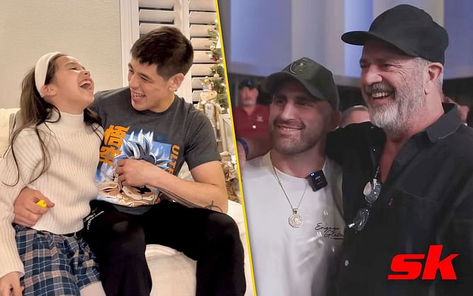 "I'm glad he remembers me" - Alexander Volkanovski star-struck by Mel Gibson; Brandon Moreno makes daughter laugh with 'poop' jokes: UFC 290 Embedded