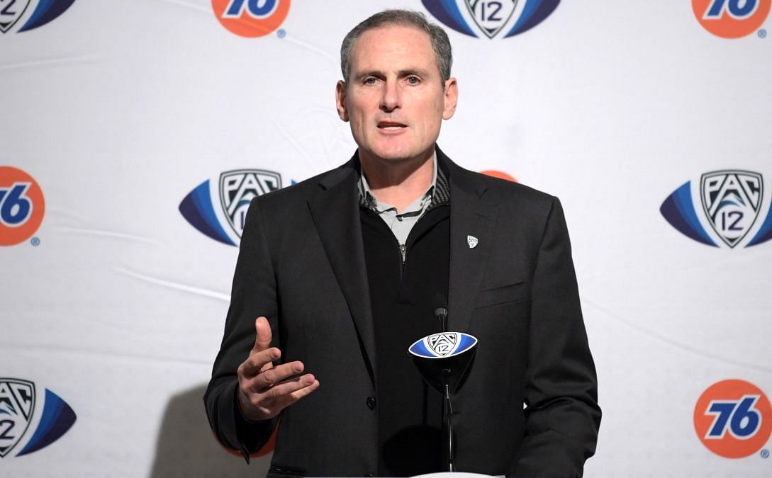 Former Pac-12 Commissioner, Larry Scott