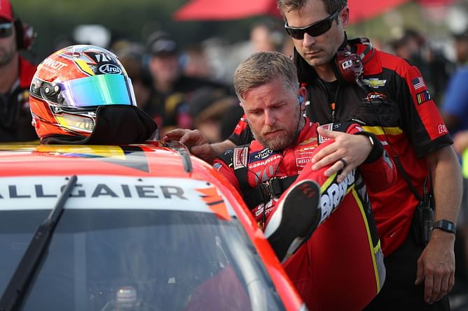 “Really aggravated with how the race ended”: Justin Allgaier was left frustrated in the NASCAR Xfinity Series race