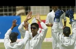 [Watch] When Rahul Dravid took his only Test wicket in rare occasion of 11 players bowling on 2002 West Indies tour