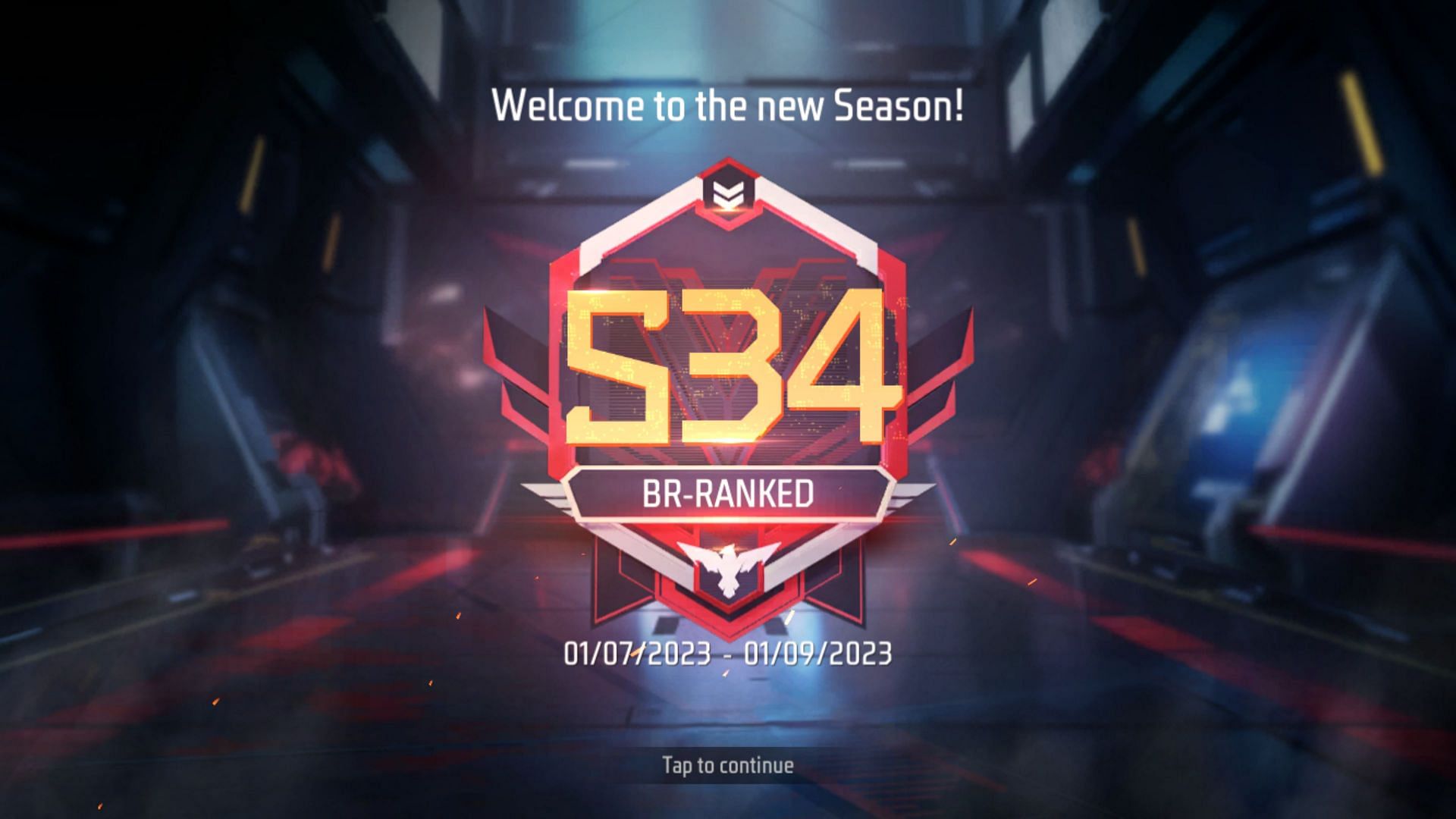 Free Fire MAX BR-Ranked Season 34 has started today (Image via Garena)