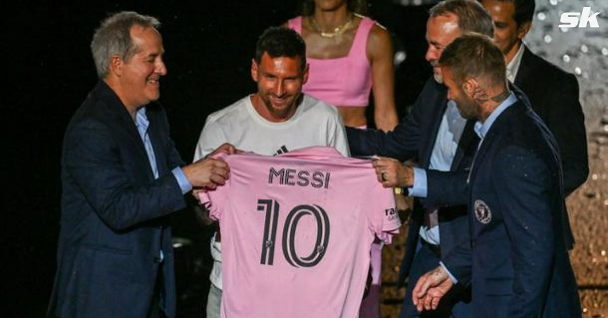 Lionel Messi was unveiled as an Inter Miami player