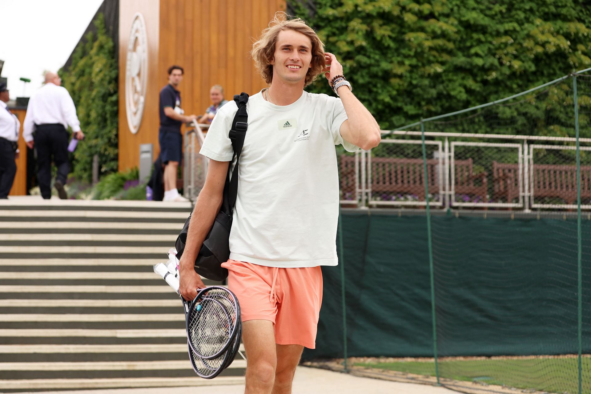 Zverev at the 2023 Wimbledon.