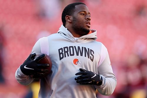 Nick Chubb at Cleveland Browns v Washington Commanders