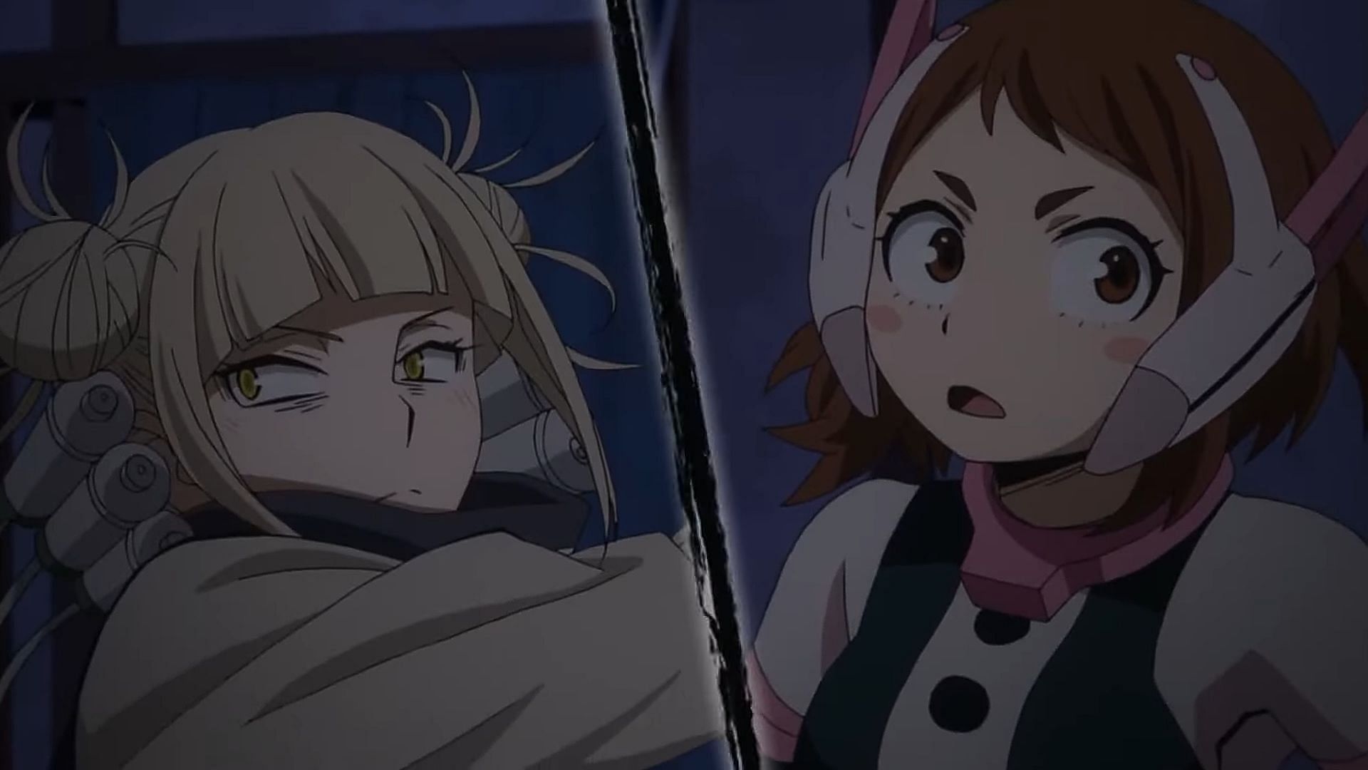 Toga and Ochaco in My Hero Academia (Image via Studio Bones)