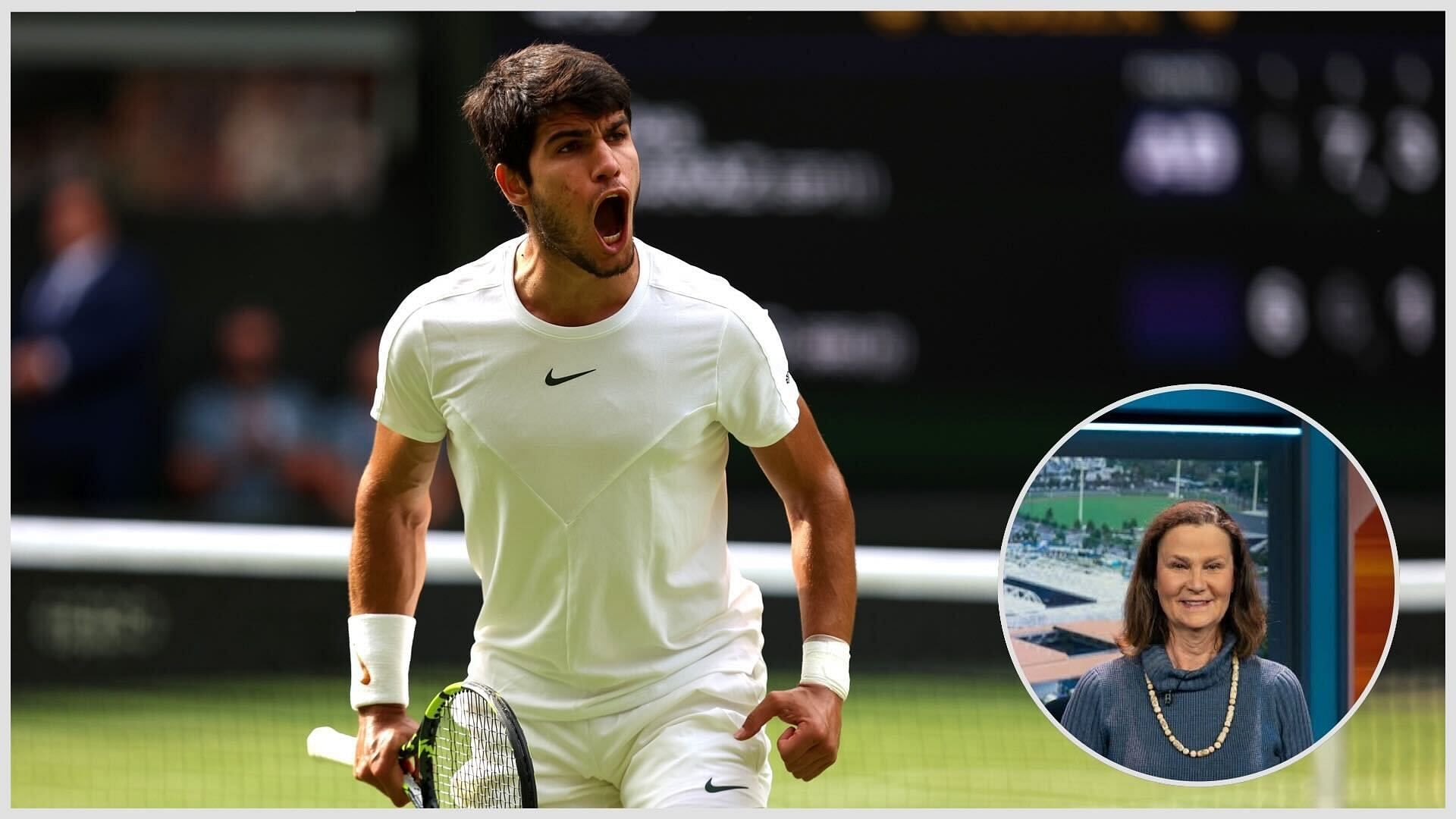 Carlos Alcaraz in action: Wimbledon 2023