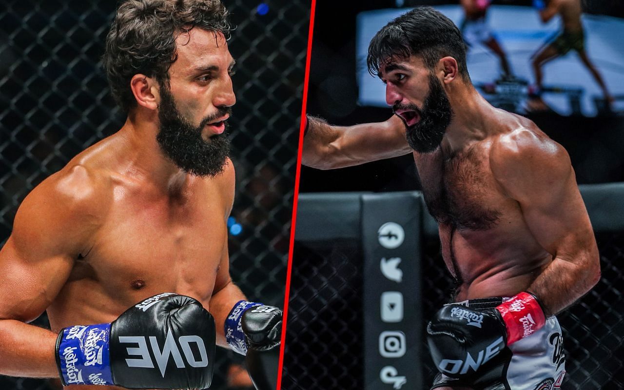 Chingiz Allazov (Left) faces Marat Grigorian (Right) at ONE Fight Night 13