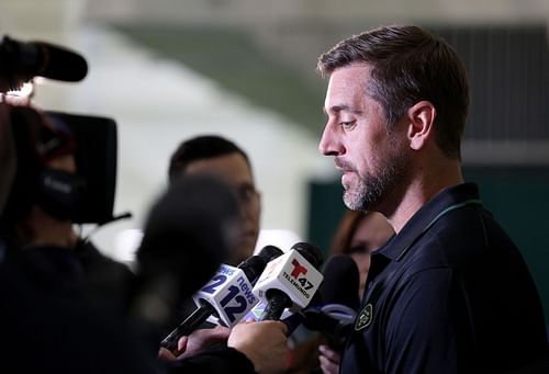 New York Jets Introduce Quarterback Aaron Rodgers