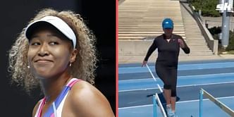 "Am I the only one who thinks it's unhealthy?" - Tennis fans react to Naomi Osaka being back in training just days after giving birth