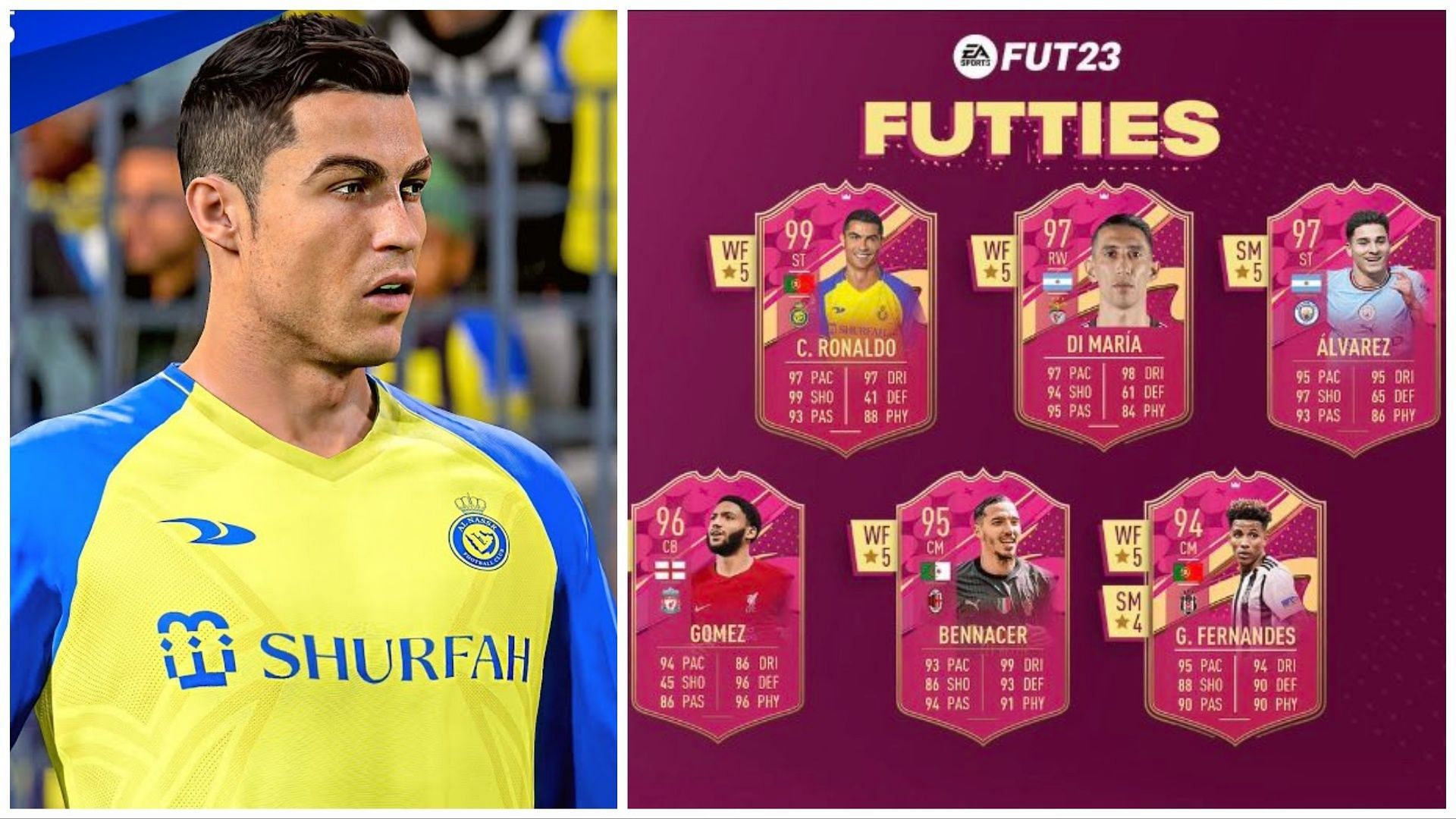 FUTTIES Team 1 is now live (Images via EA Sports)