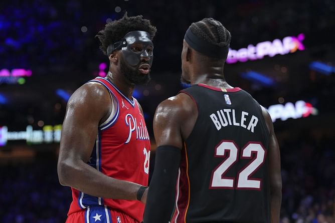 Joel Embiid rumors linking him to Miami Heat sparks brutal reactions from NBA fans: “Not trading Bam for a bum”