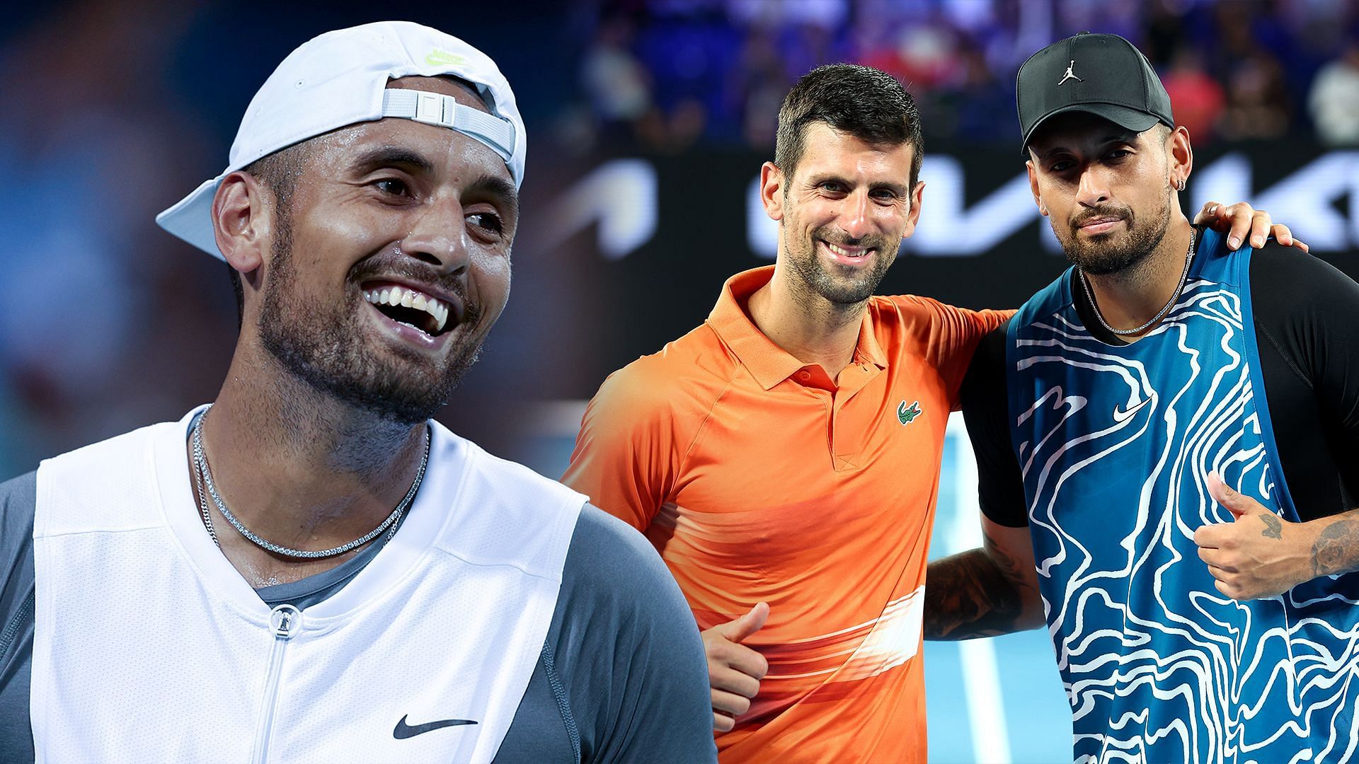 Nick Kyrgios has joined Novak Djokovic