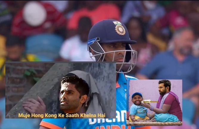 "Zimsuriya"- Top 10 funny memes after Suryakumar Yadav fails yet again in 2nd ODI against West Indies