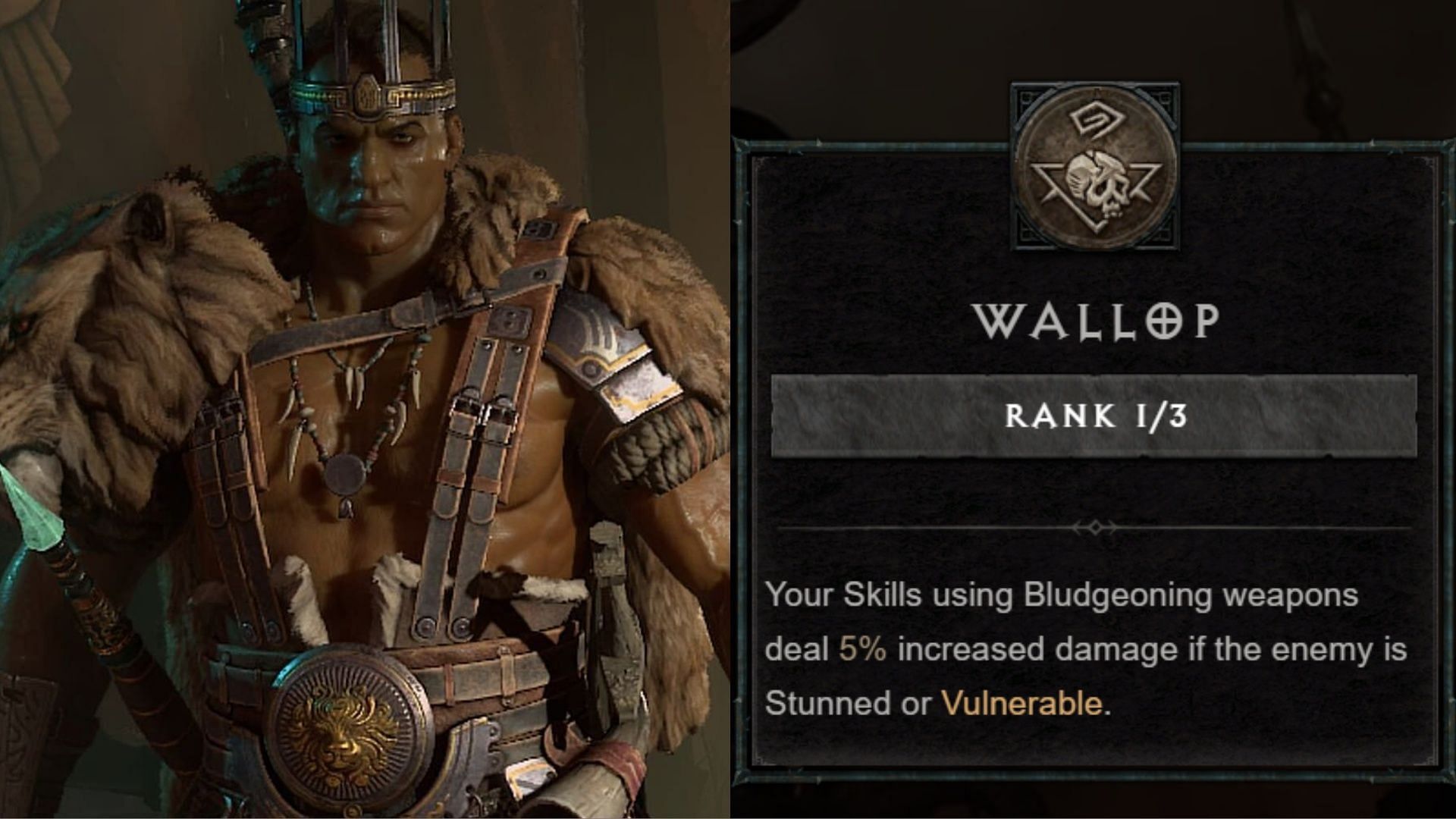Wallop can enable you to deal more damage (Image via Diablo 4)