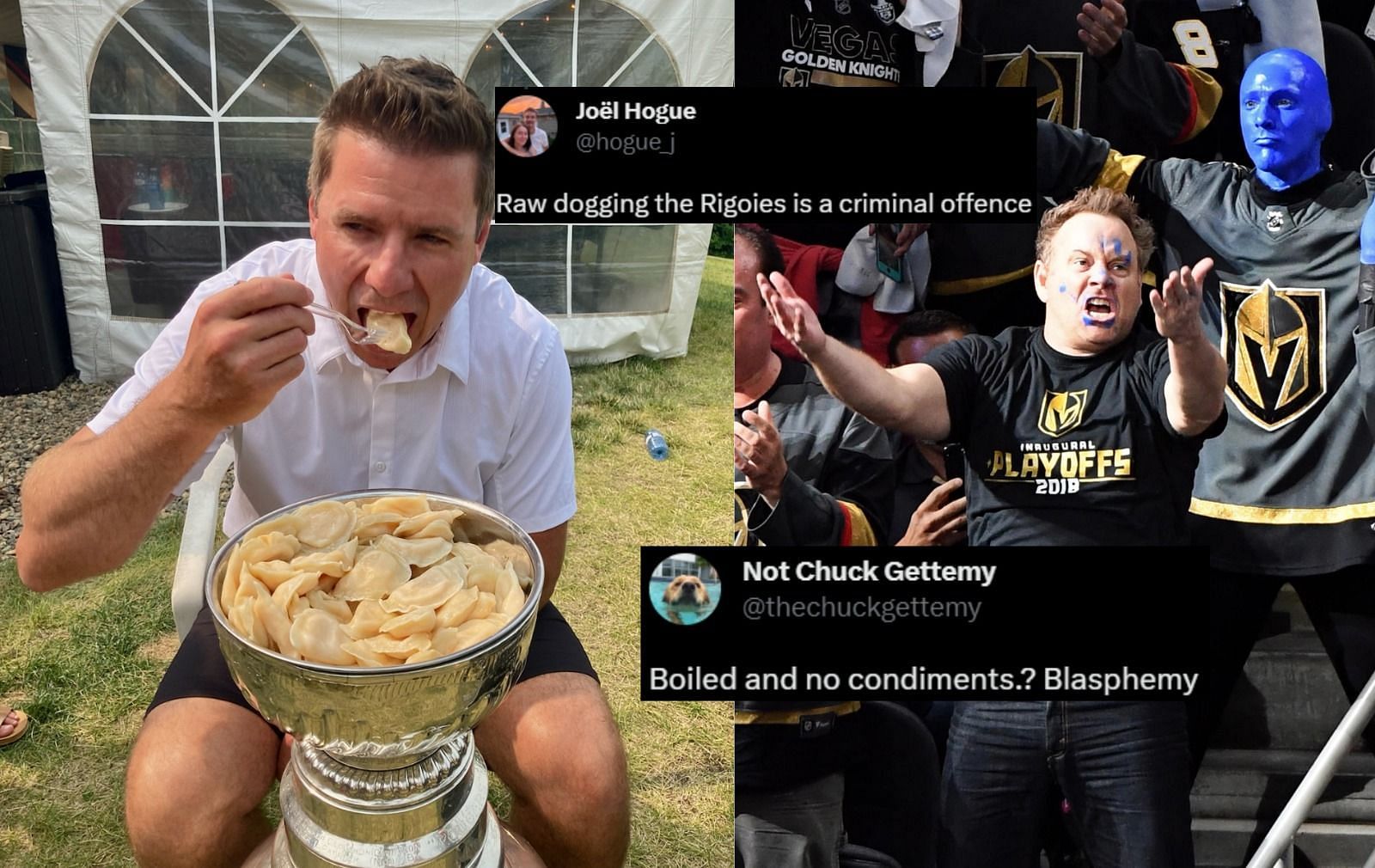 Fans aghast as Stanley Cup full of dumplings is devoured by Golden Knights assistant coach