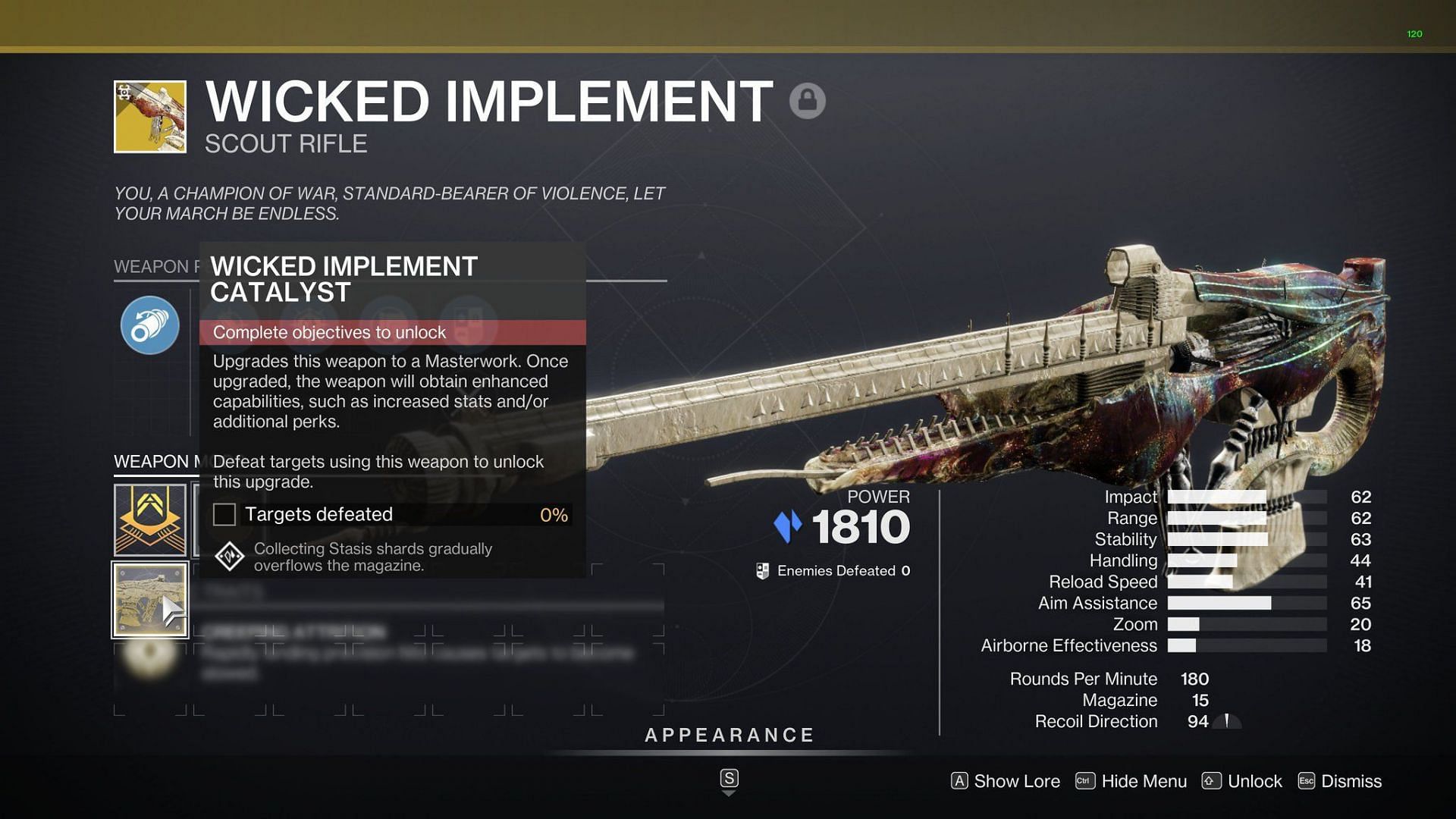 Wicked Implement (Image via Destiny 2) 