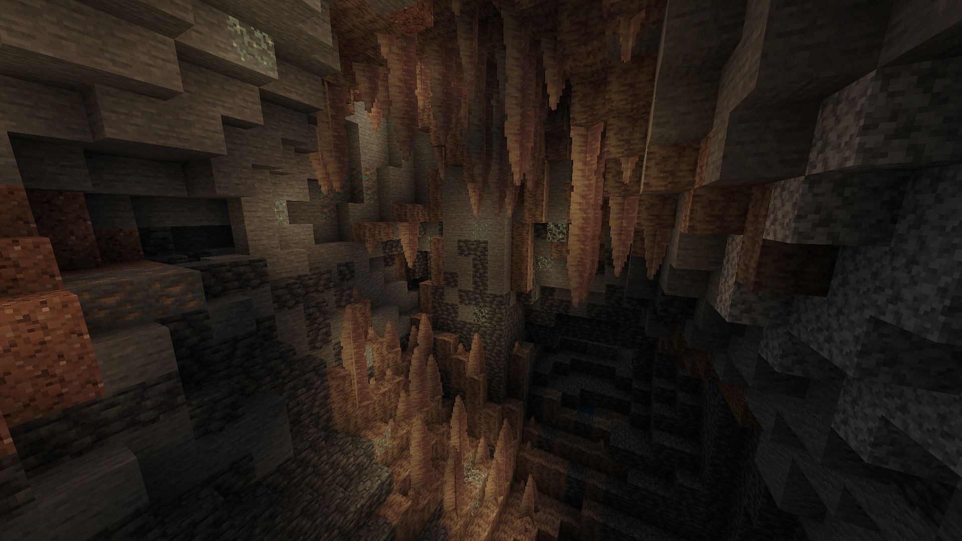 There are many Minecraft mods that enhance and improve the caves (Image via Mojang) 
