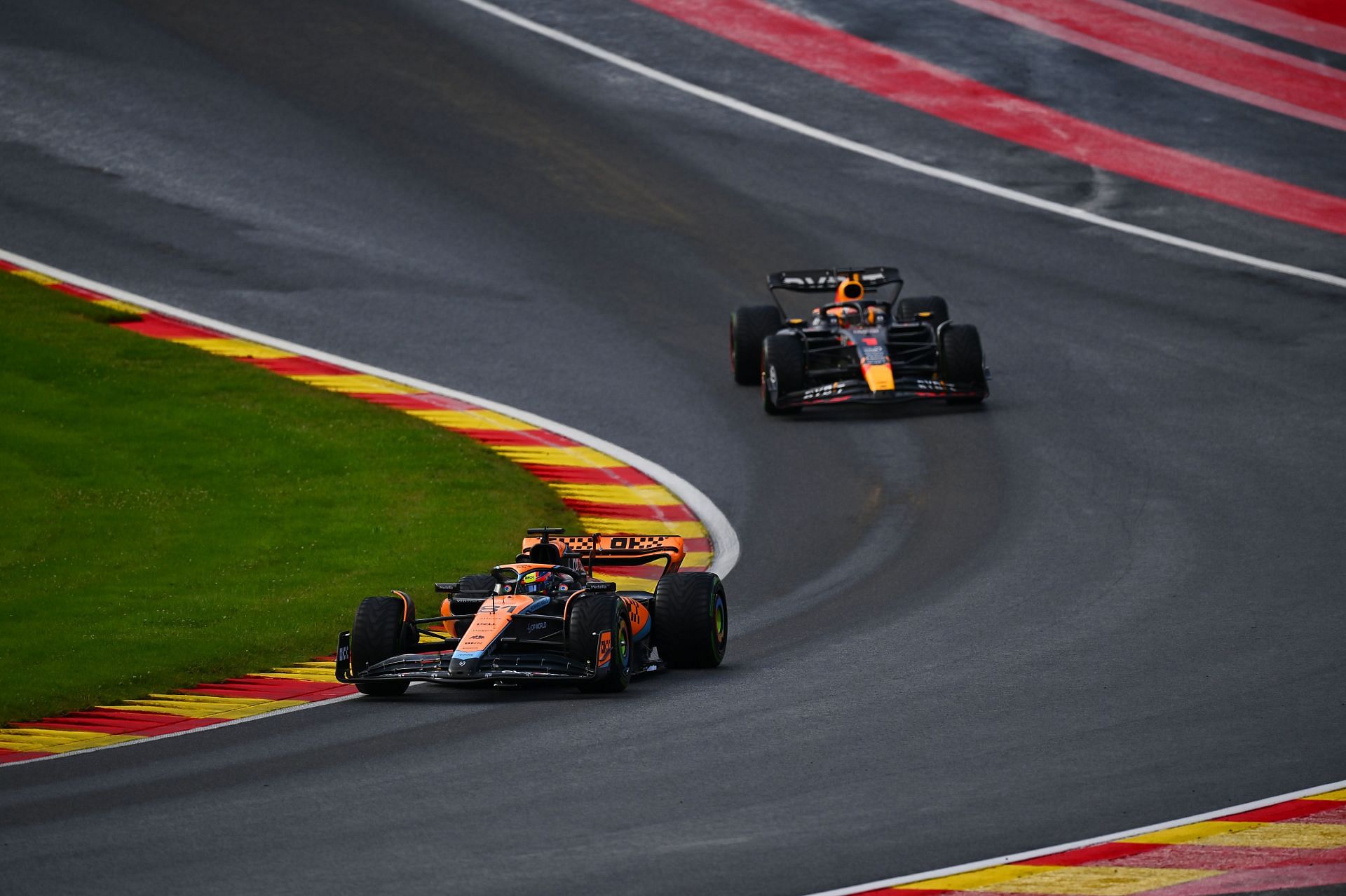 Oscar Piastri and Max Verstappen