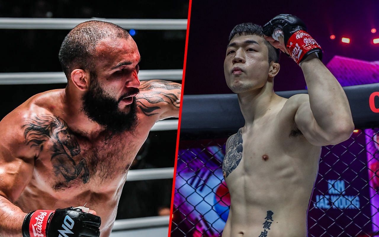 John Lineker (L) and Kim Jae Woong (R) | Photo by ONE Championship