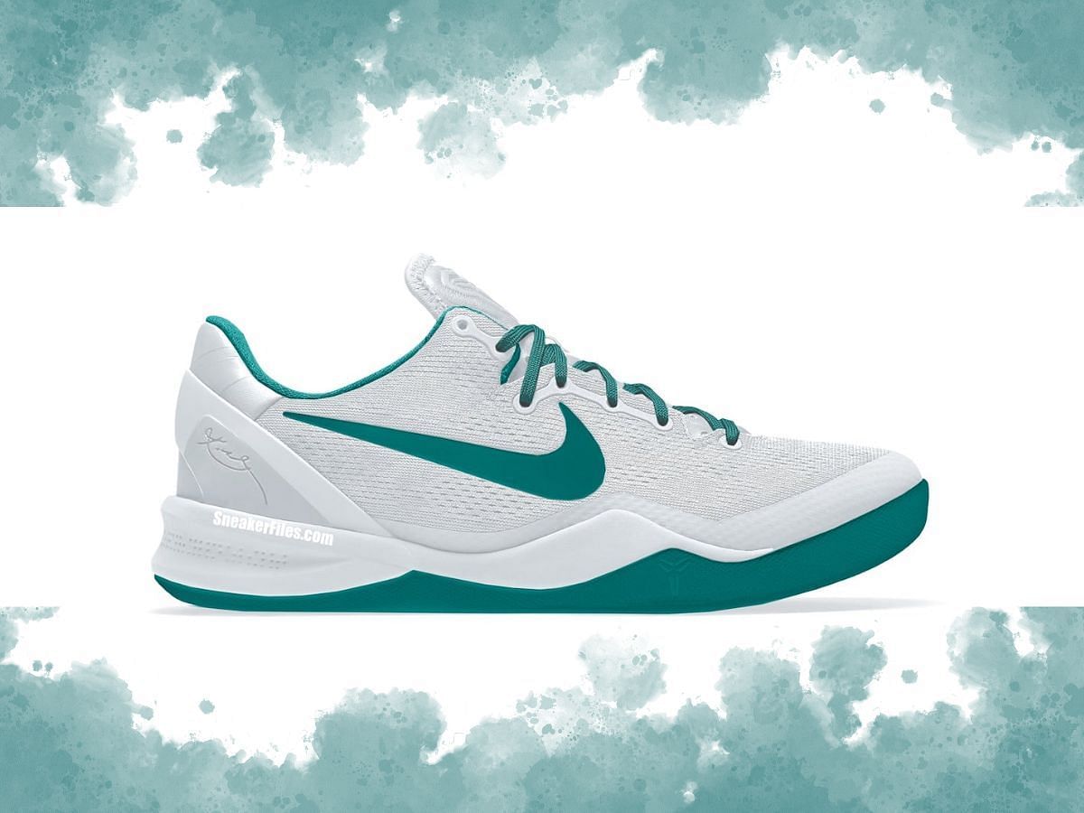 Kobe 8 Protro White Radiant Emerald (Image via SBD)