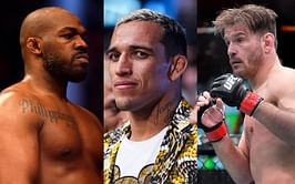 "He'll be able to put him down" - Charles Oliveira predicts a finish in Jon Jones vs. Stipe Miocic fight