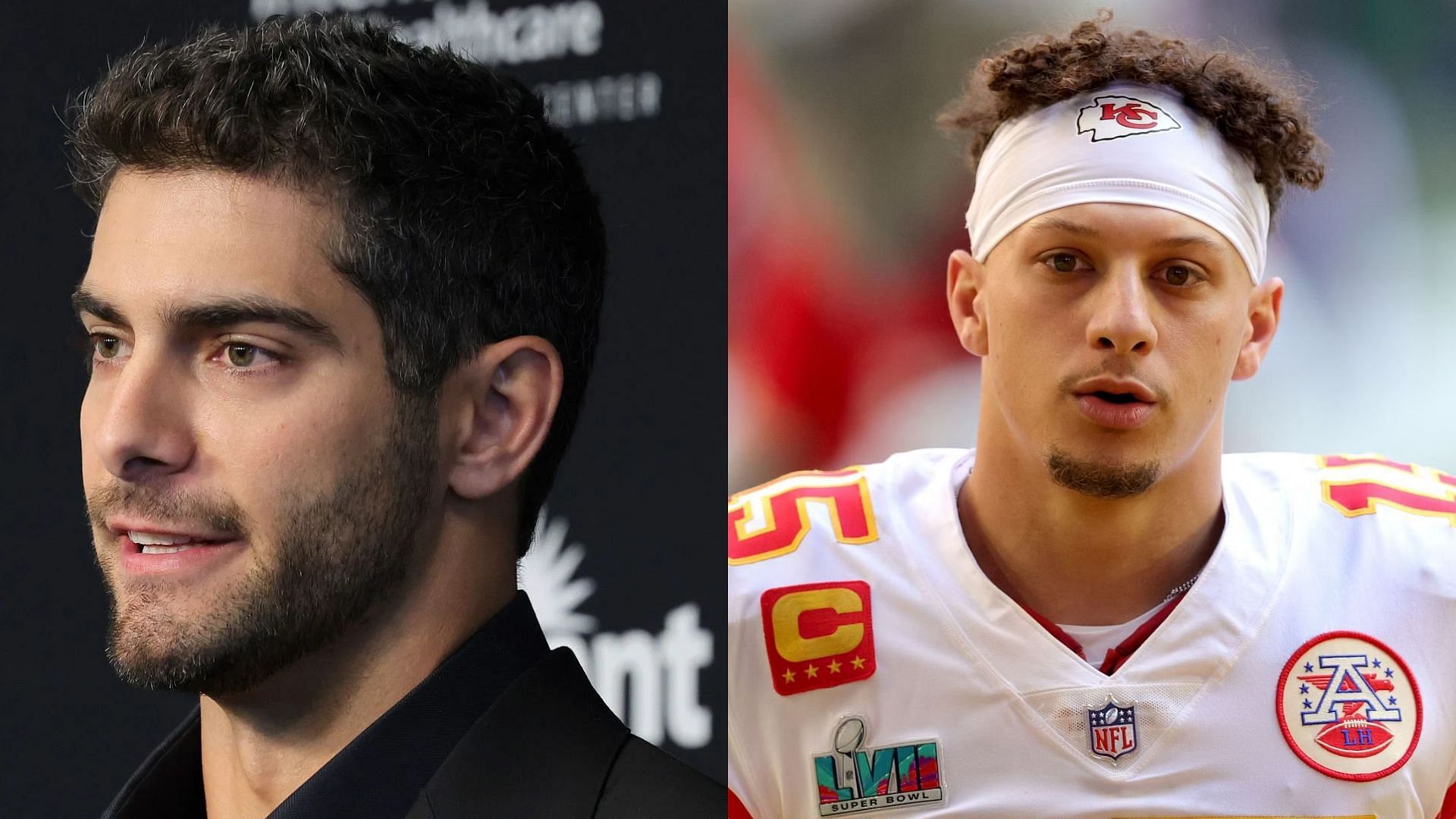 Jimmy Garoppolo&rsquo;s injury update leaves fans teasing Patrick Mahomes and the Kansas City Chiefs.