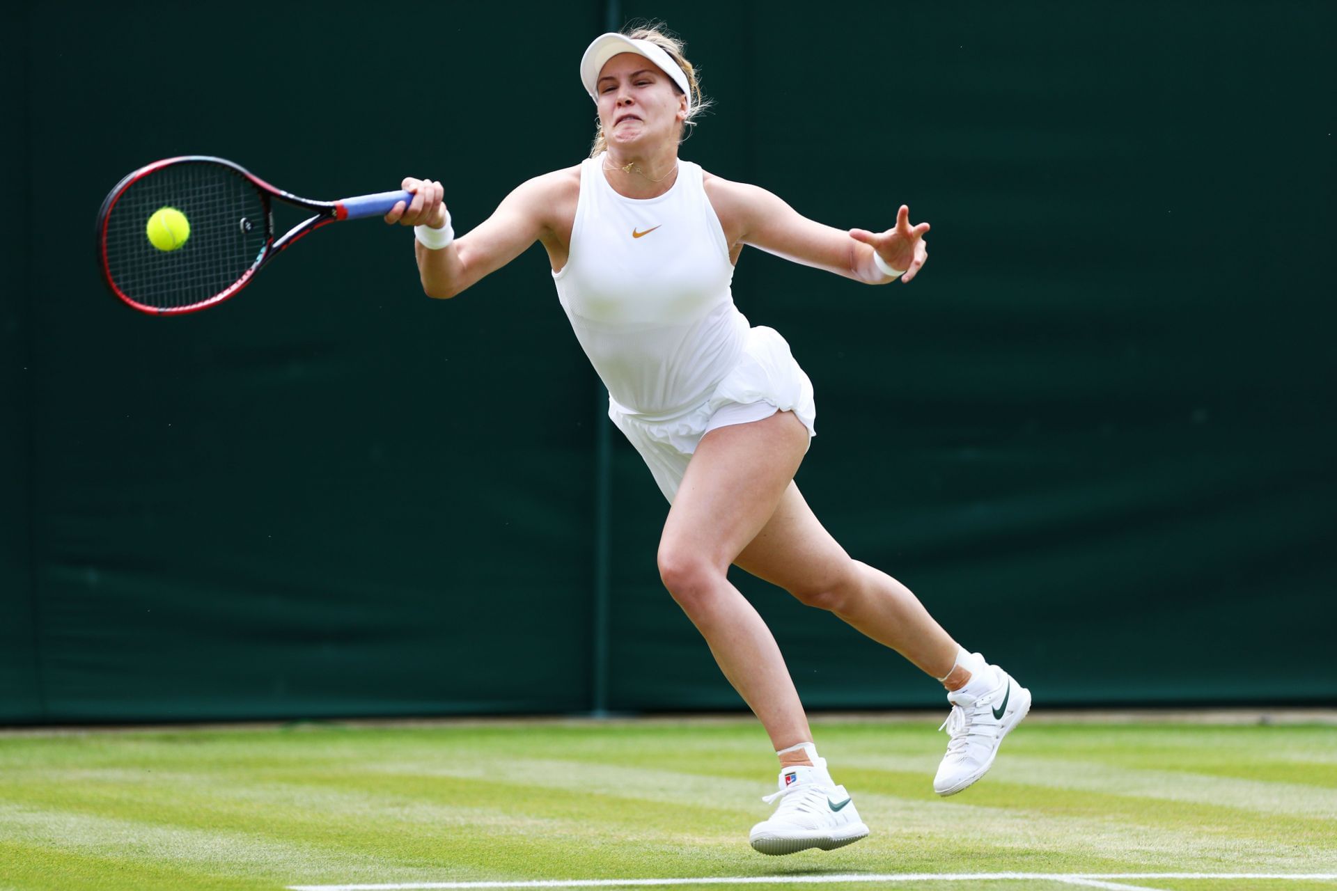 Eugenie Bouchard at the Wimbledon Championships