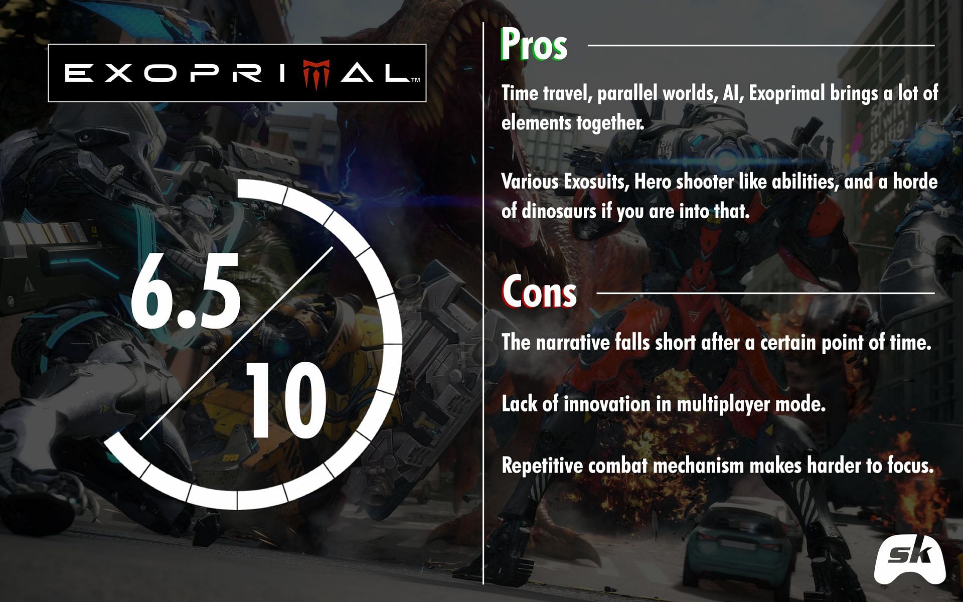 Exoprimal Rating (Image via Sportskeeda)