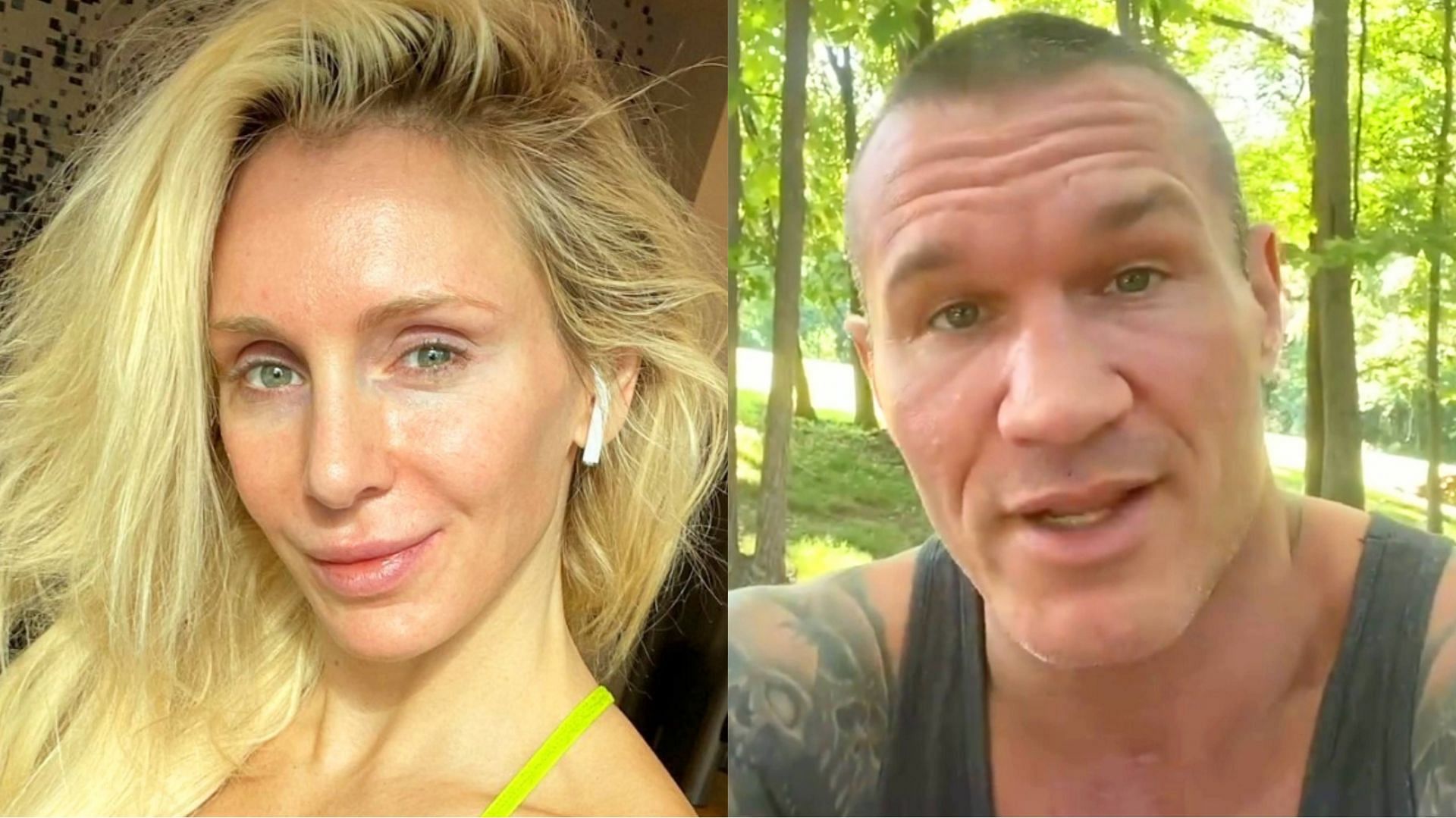 Charlotte Flair (left) and Randy Orton (right) are major stars in WWE