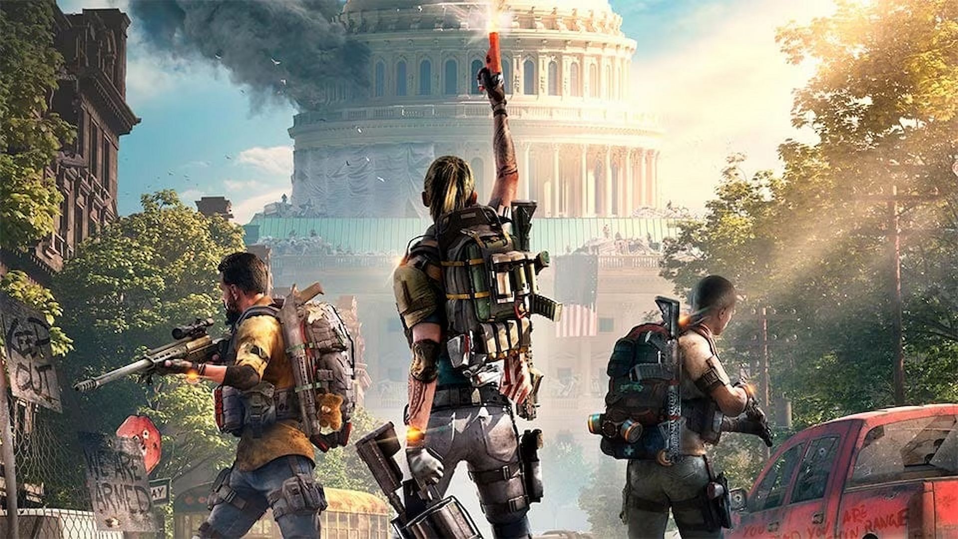 One shot one kill with shotguns in The Division 2 (Image via Ubisoft)