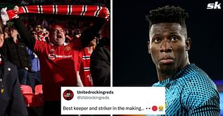 "Last minute winner at the Etihad" - Manchester United fans react as video of Andre Onana scoring an overhead kick goes viral