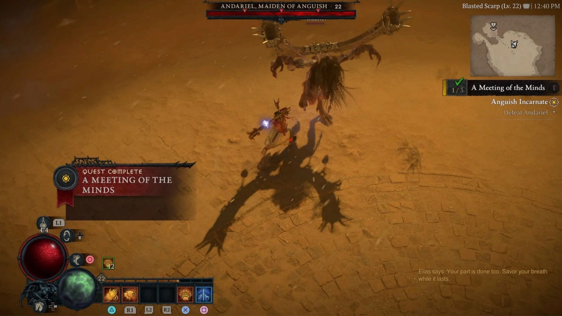 Andariel in Diablo (Image via Blizzard Entertainment)