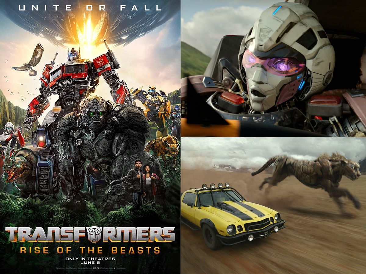 Steven Caple Jr. is at the helm of Transformers: Rise of the Beasts. (Photos via YouTube/Paramount Pictures)