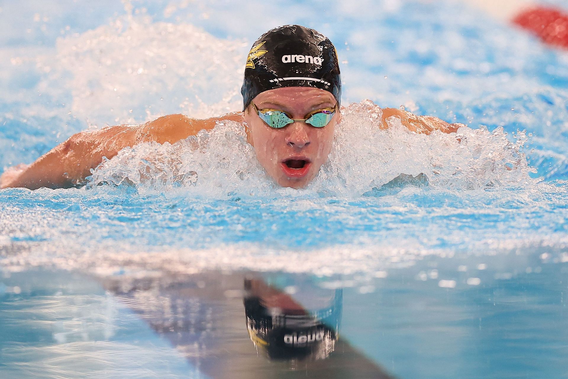 Leon Marchand at TYR Pro Swim Series Westmont - Day 2