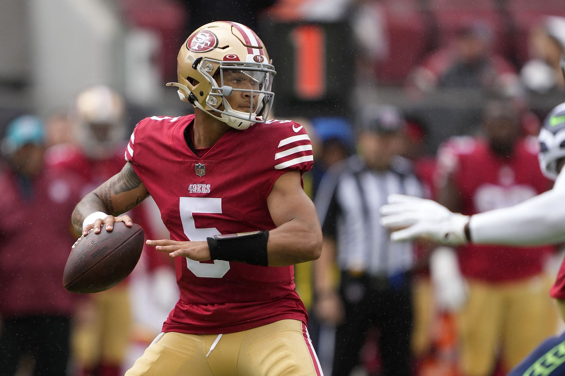 49ers' practice report: Trey Lance matches Sam Darnold's big day