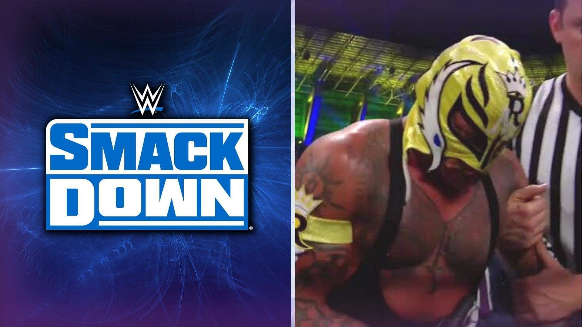 Rey Mysterio was apparently injured on SmackDown