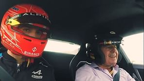 WATCH: Esteban Ocon takes hot laps ride with F1 presenter Martin Brundle